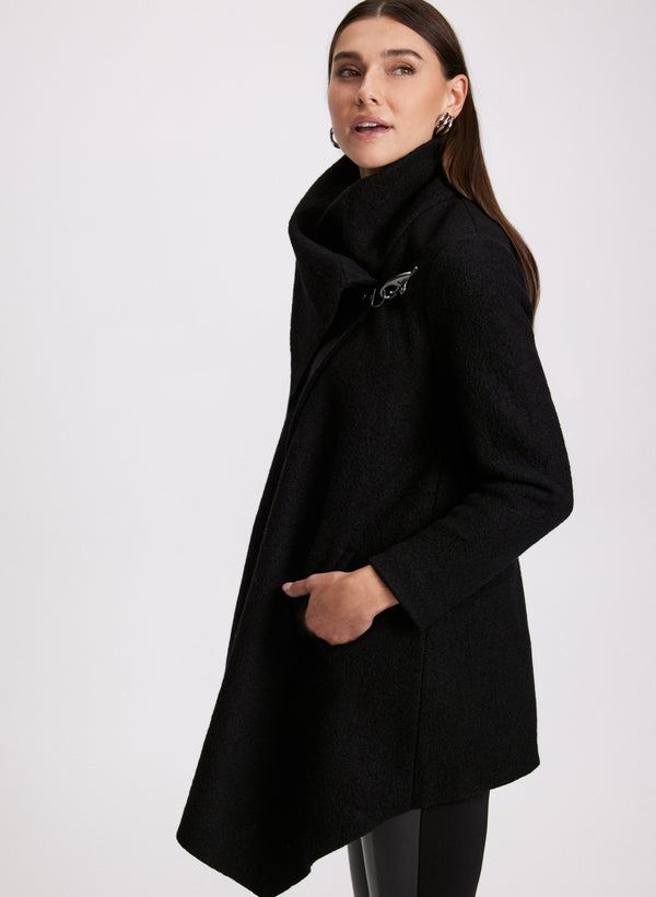 Laura Cowl Neck Wool Coat