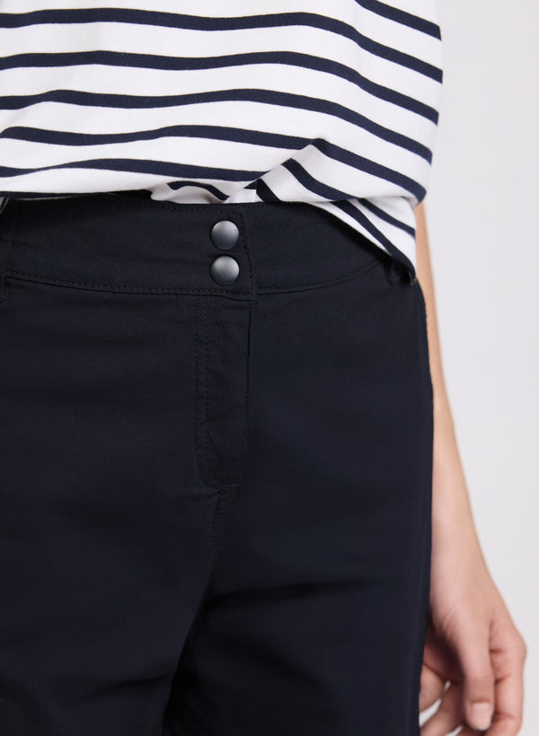 Laura Cropped Drawstring Hem Cargo Pants