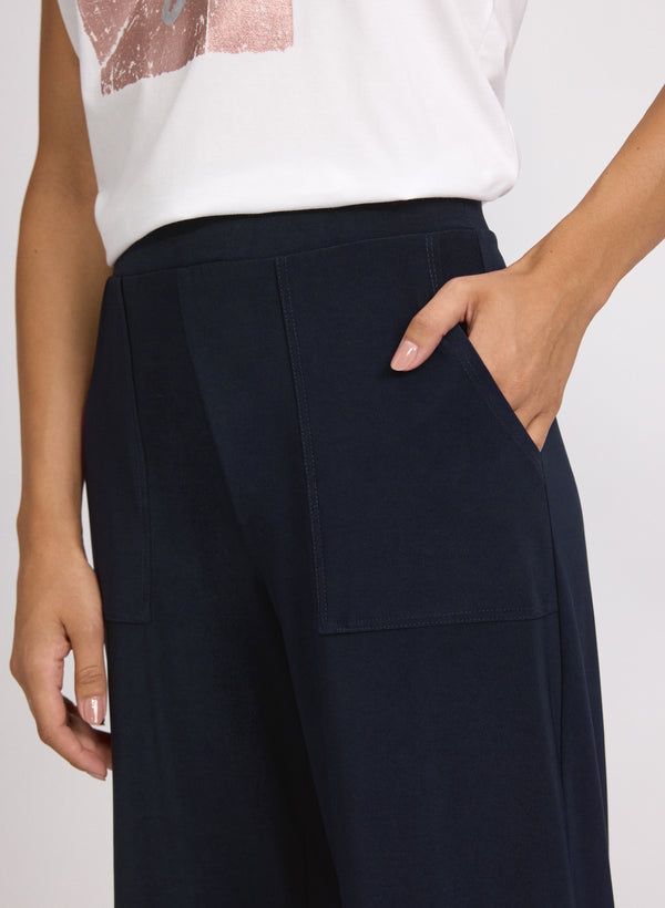 Laura Cropped Pull-On Pants
