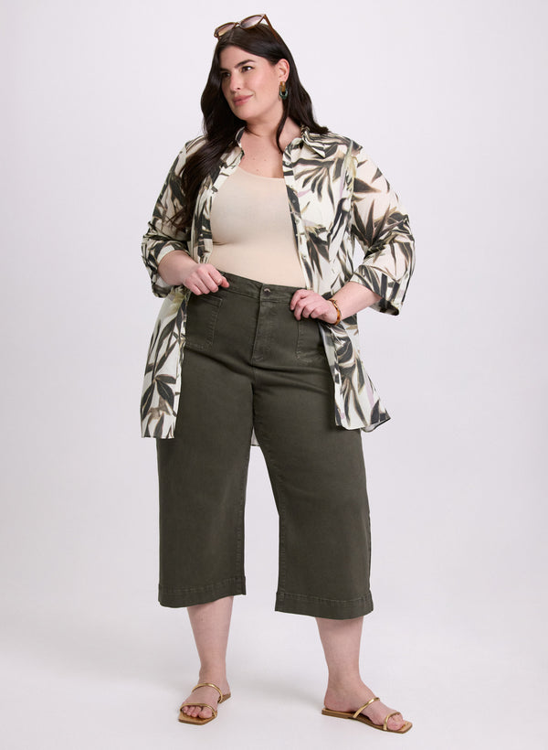 Laura Cropped Wide-Leg Jeans