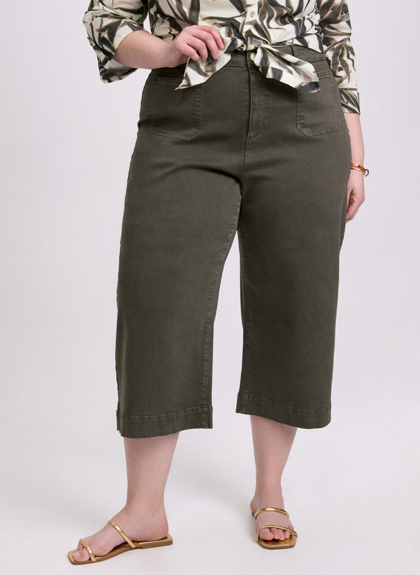 laura Cropped Wide-Leg Jeans