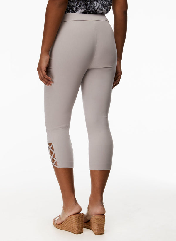 Laura Cross Detail Capris