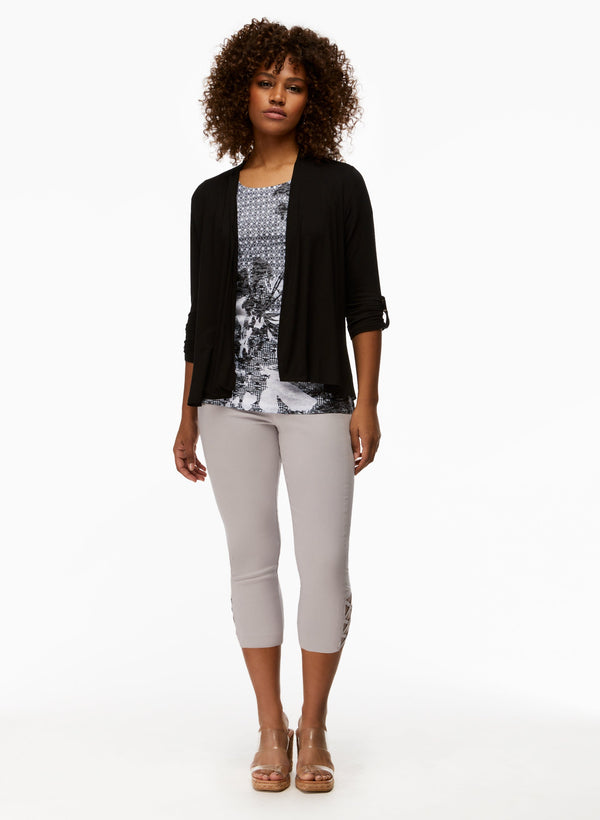 Laura Cross Detail Capris