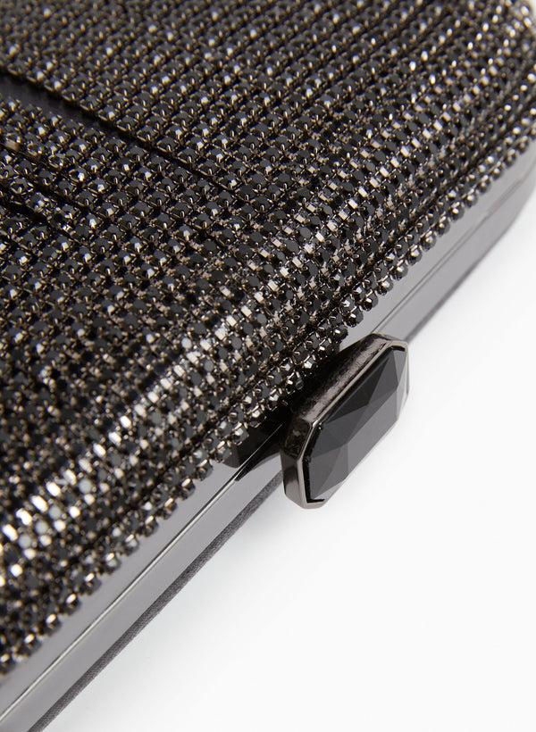 Laura Crystal Cascade Clutch