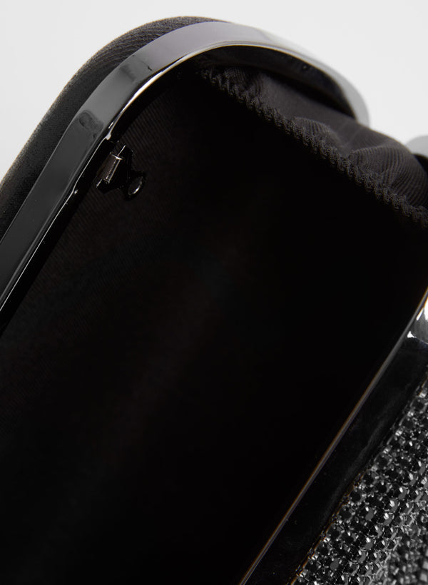 Laura Crystal Cascade Clutch