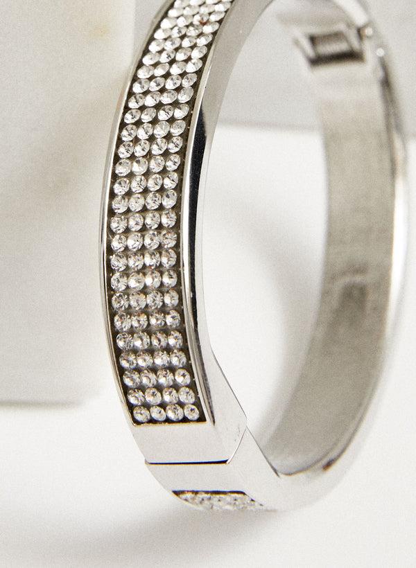 Laura Crystal Detail Bangle Bracelet