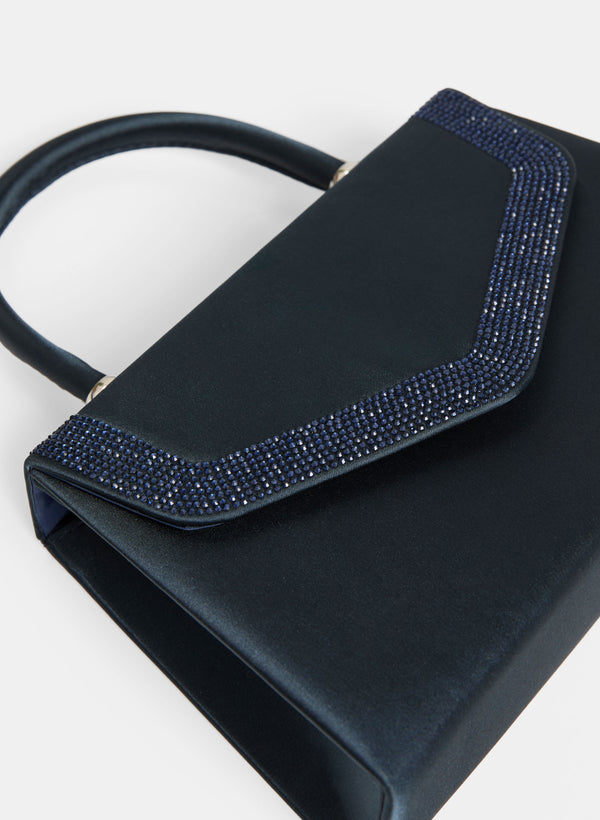 Laura Crystal Detail Clutch