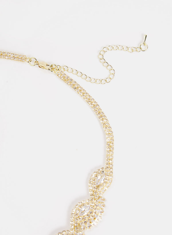 Laura Crystal Detail Necklace
