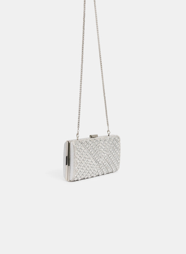 Laura Crystal Embellished Clutch