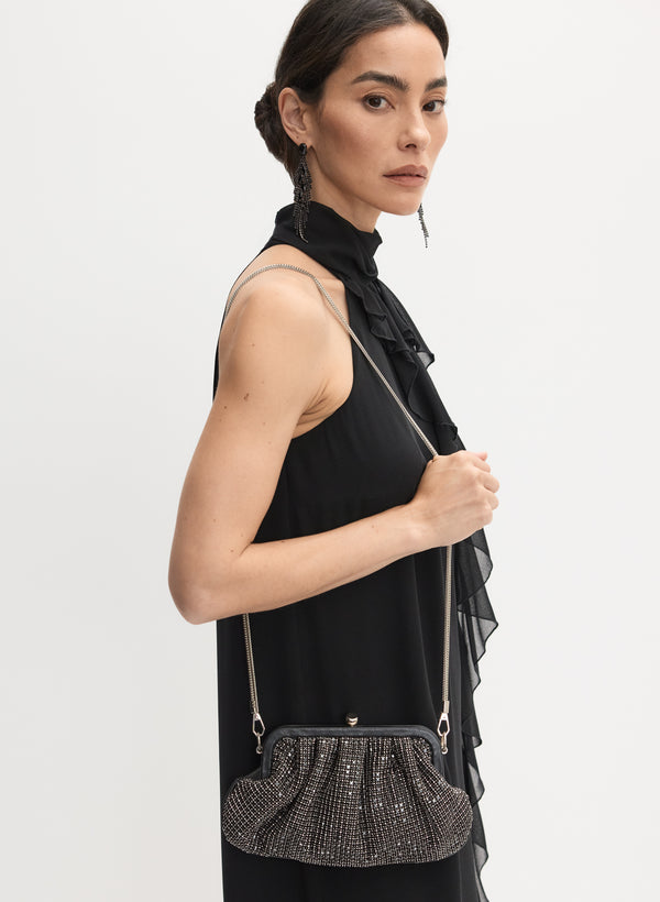 Laura Crystal Embellished Clutch