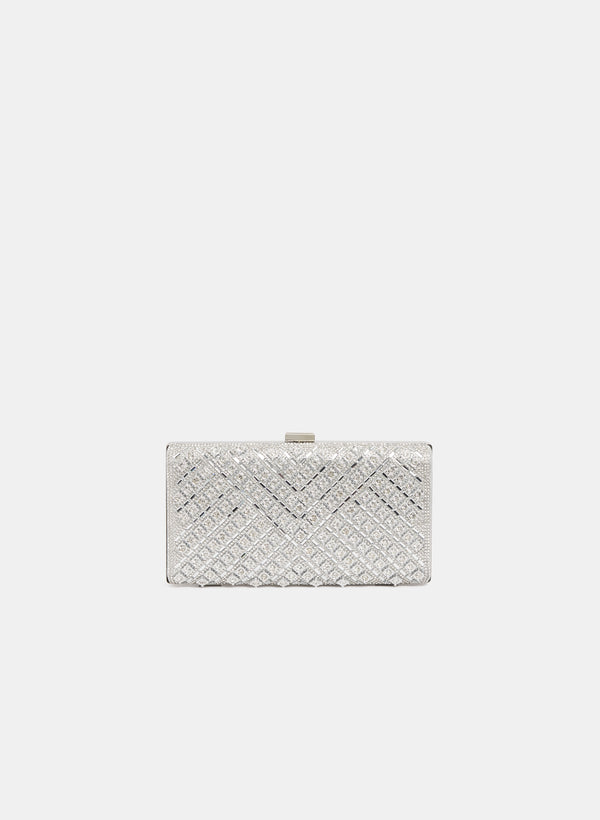 laura Crystal Embellished Clutch