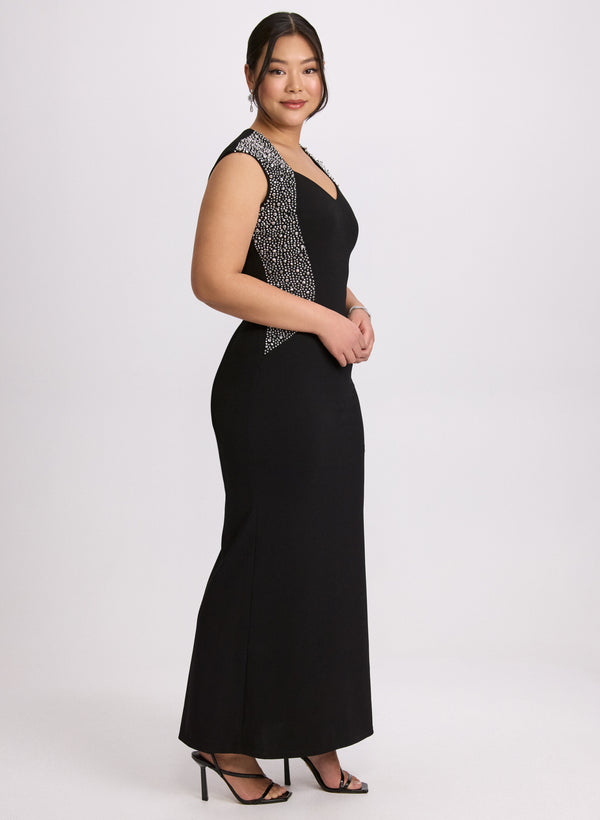 Laura Crystal Embellished Dress