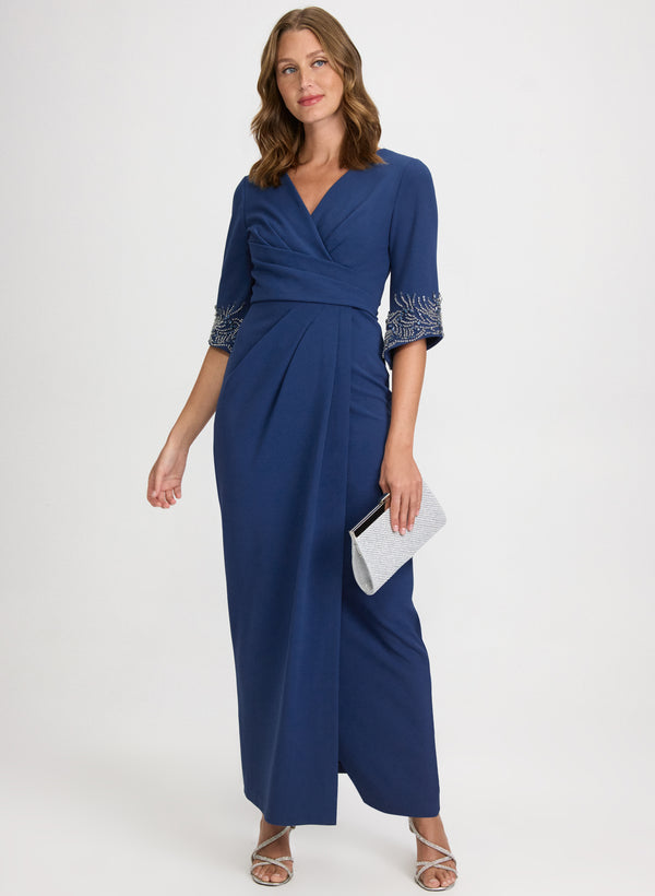 laura Crystal Embellished Dress