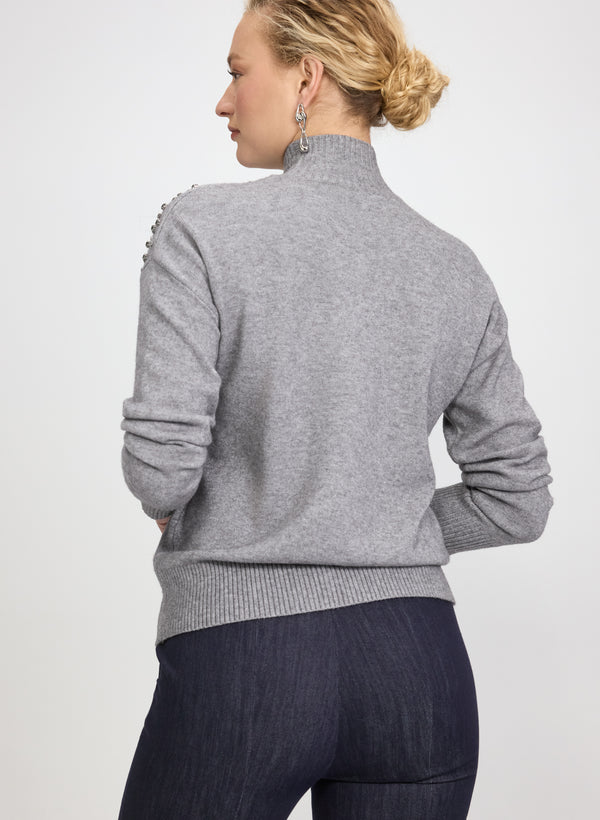 Laura Crystal Embellished Sweater