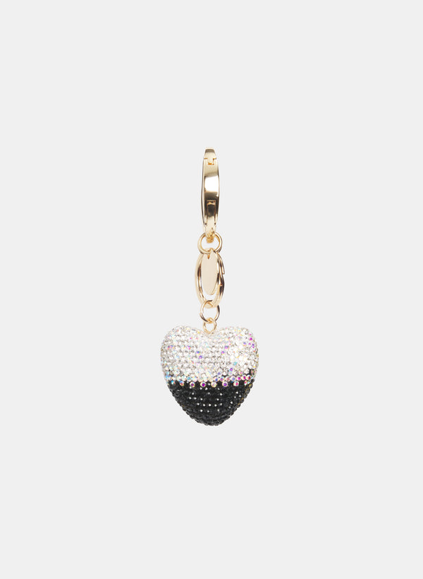 Laura Crystal Heart Keychain