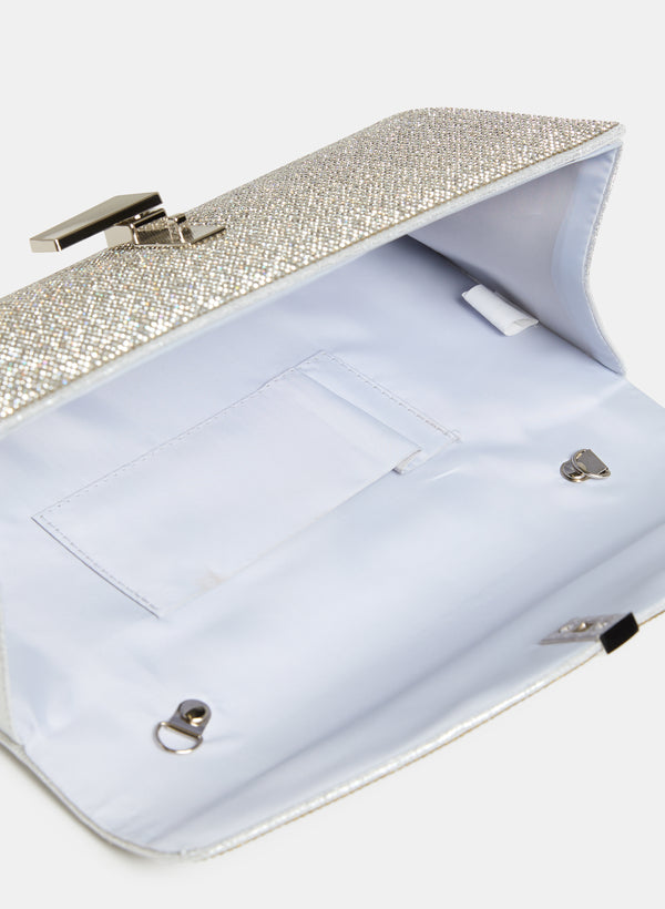 Laura Crystal Rectangular Clutch