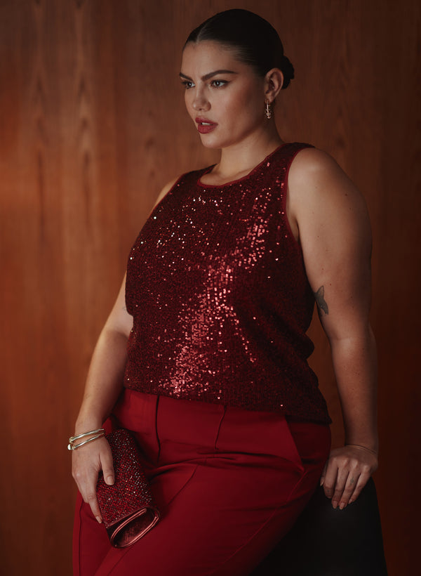 Laura Crystal Rondelle Hoop Earrings