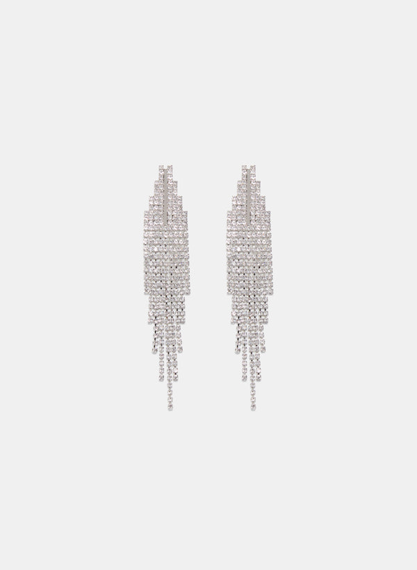 laura Cubic Zirconia Chandelier Earrings