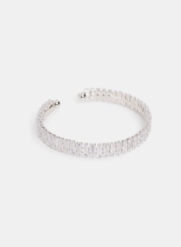laura Cubic Zirconia Cuff Bracelet