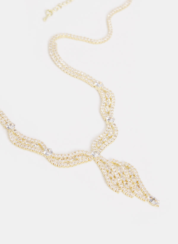 Laura Cubic Zirconia Filigree Pendant Necklace