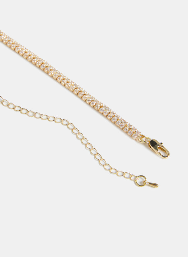 Laura Cubic Zirconia Inset Necklace