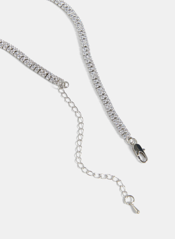 Laura Cubic Zirconia Inset Necklace