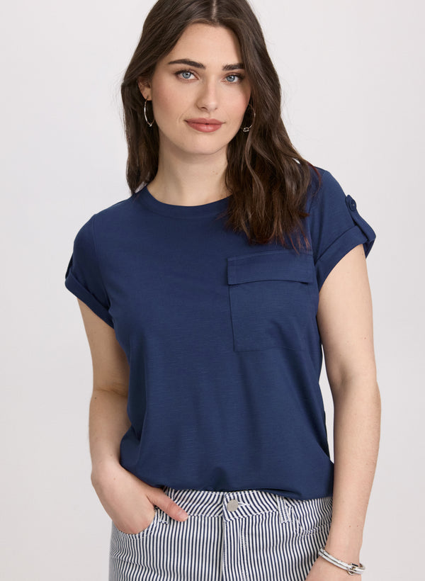 laura Cuffed Sleeve T-Shirt