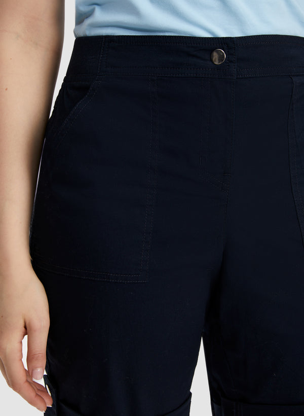 Laura Cuffed Tab Detail Shorts