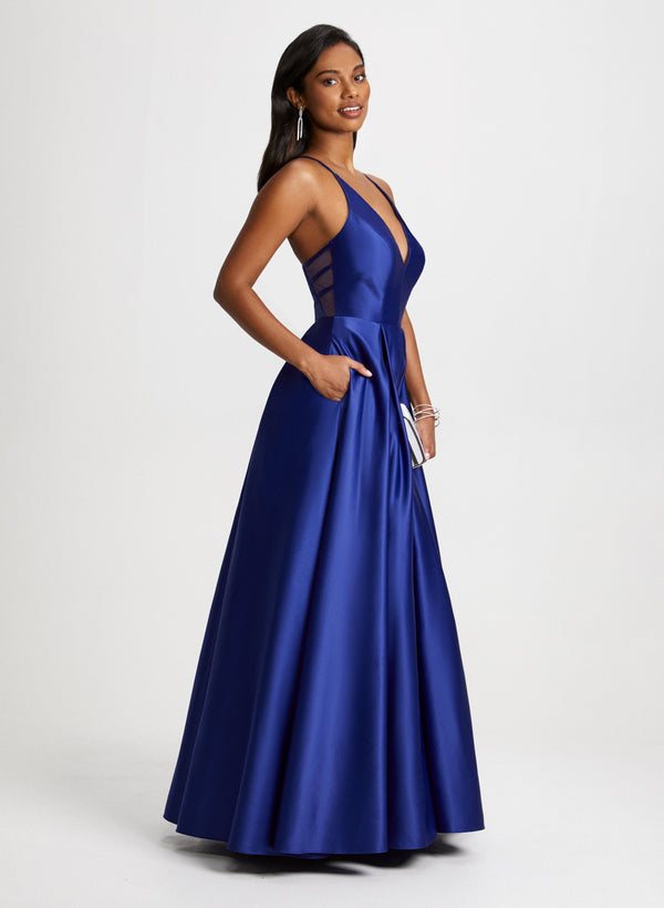 Laura Deep V-Neck Dress