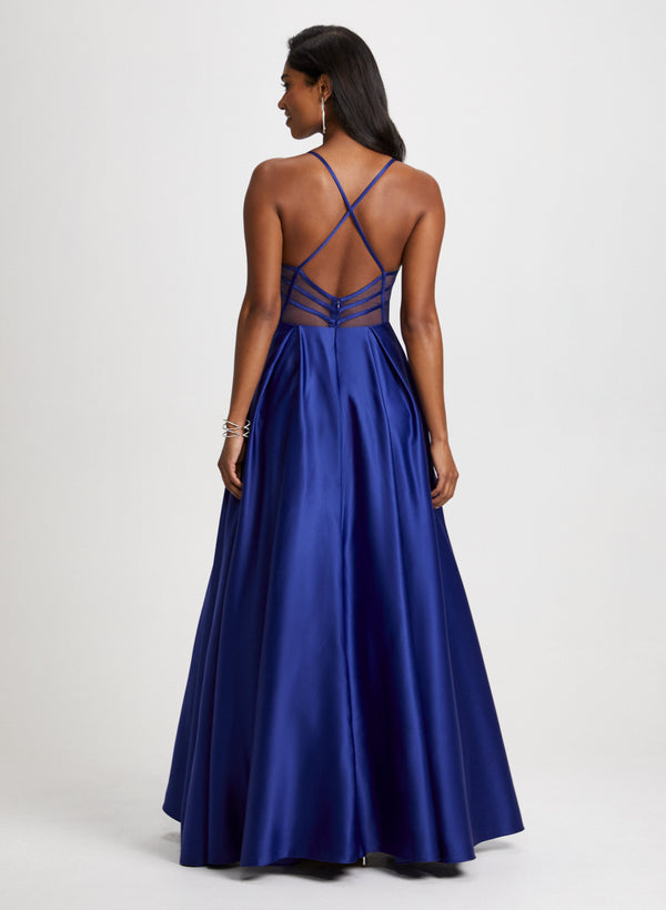 Laura Deep V-Neck Dress