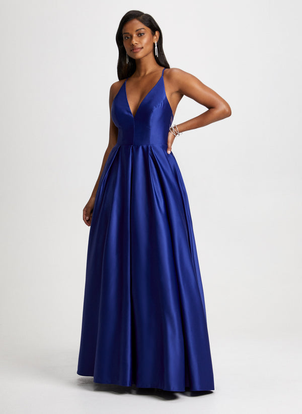 laura Deep V-Neck Dress