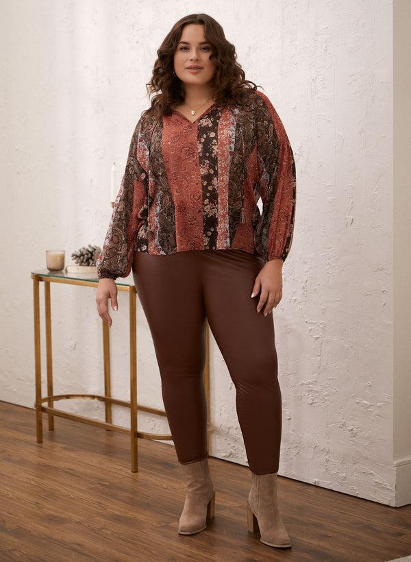 Laura Dex - Patchwork Print Blouse