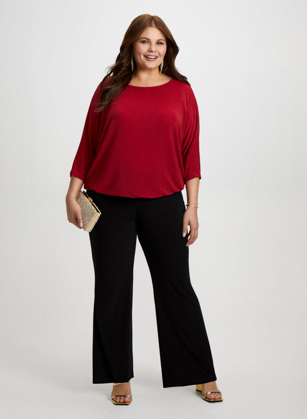 laura Dolman Sleeve Top & Bootcut Pants