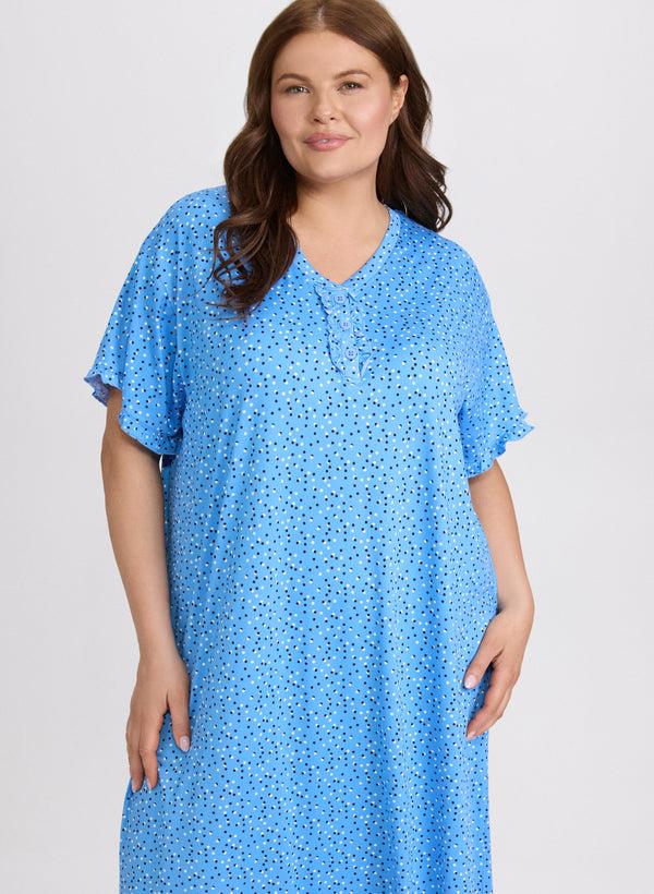 Laura Dot Print Nightgown