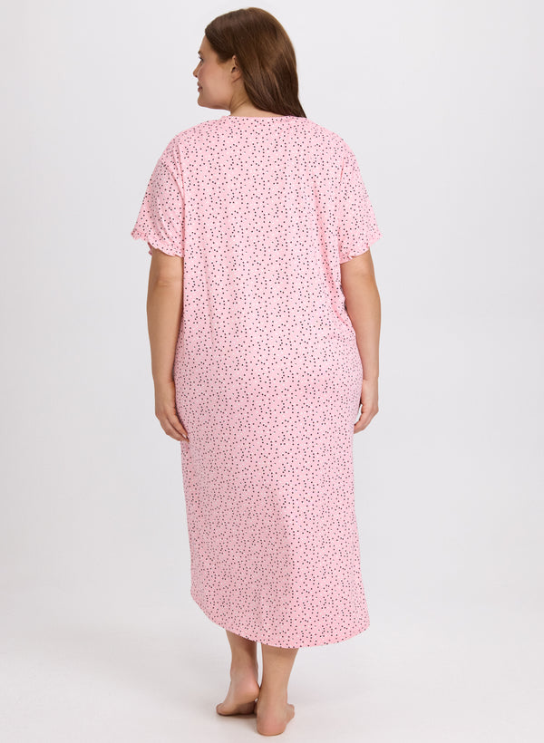 Laura Dot Print Nightgown