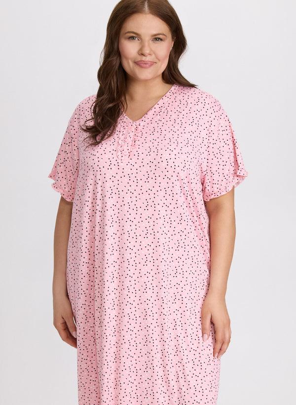 Laura Dot Print Nightgown
