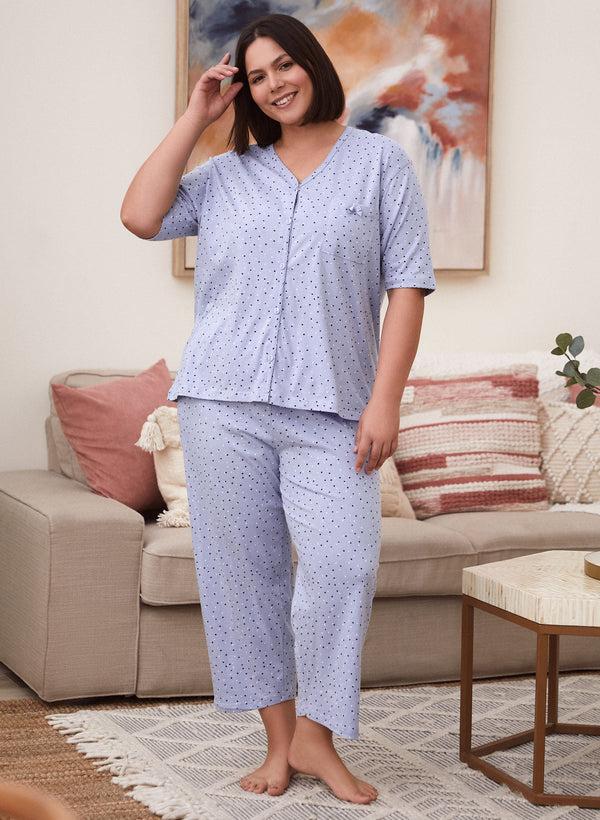 Laura Dot Print Pyjama Set