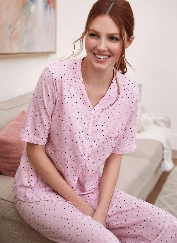 Laura Dot Print Pyjama Set