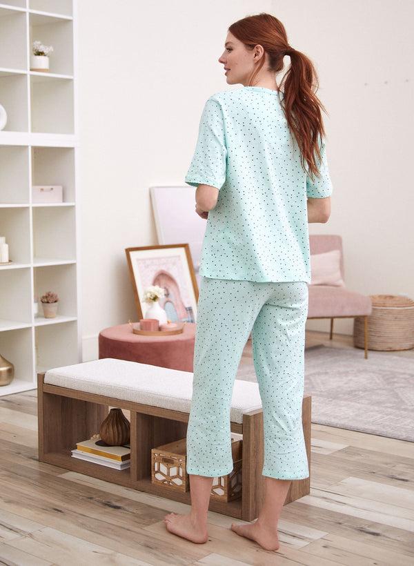 Laura Dot Print Pyjama Set