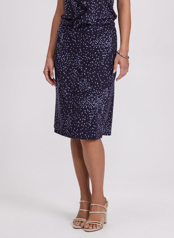 laura Dot Print Skirt