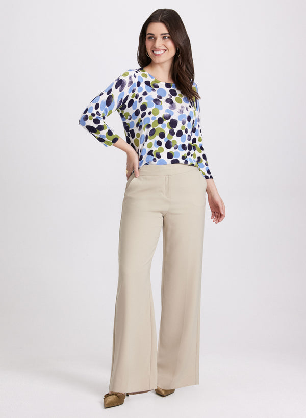 Laura Dot Print Sweater