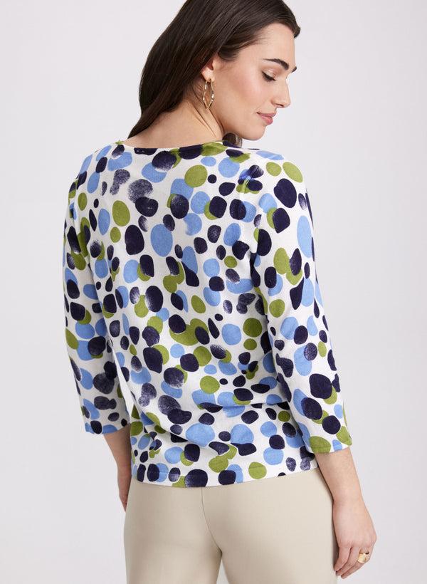 Laura Dot Print Sweater