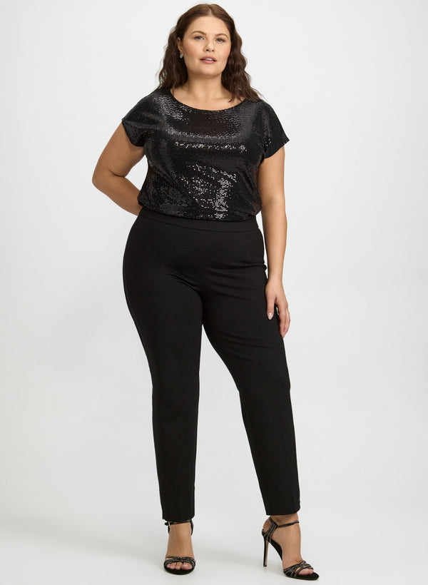 Laura Dot Sequined Top