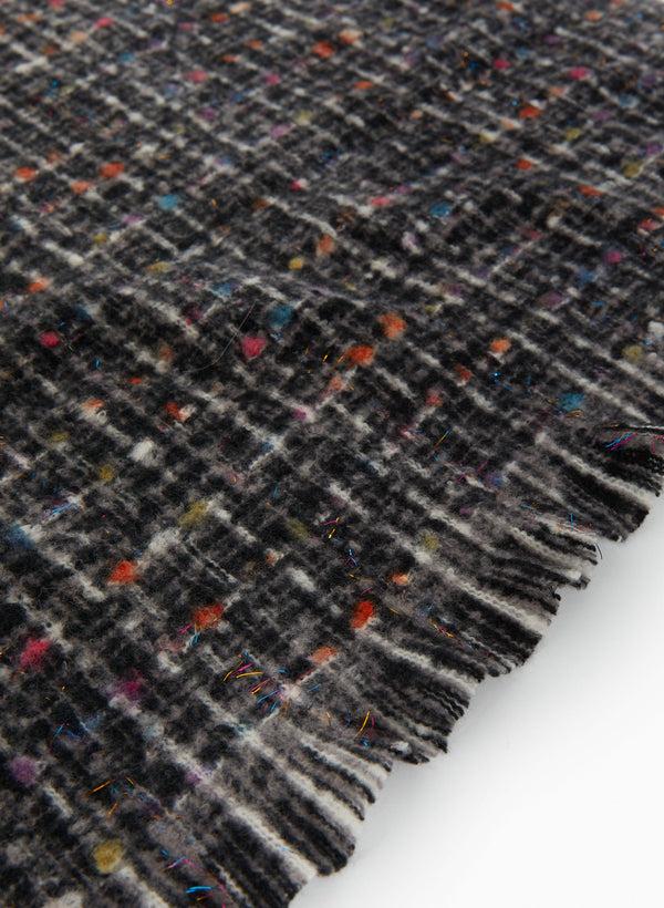 Laura Dotted Plaid Scarf