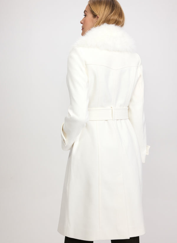 Laura Double-Breasted Wool-Blend Coat