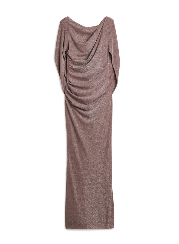 Laura Drape Back Knit Maxi Dress