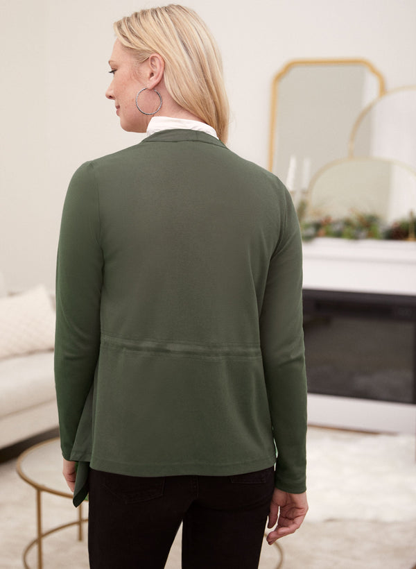 Laura Drape Front Jacket