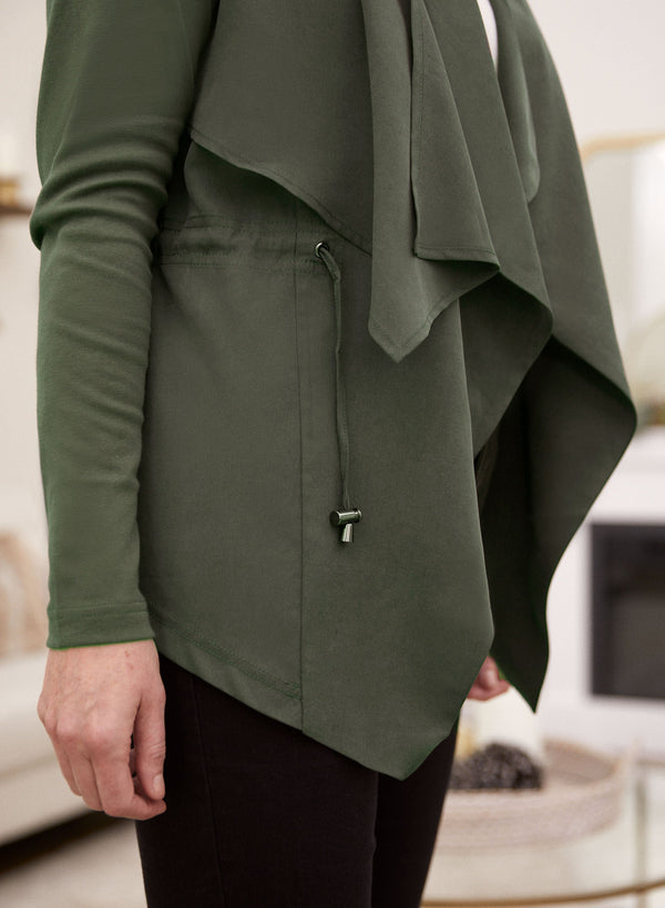 Laura Drape Front Jacket