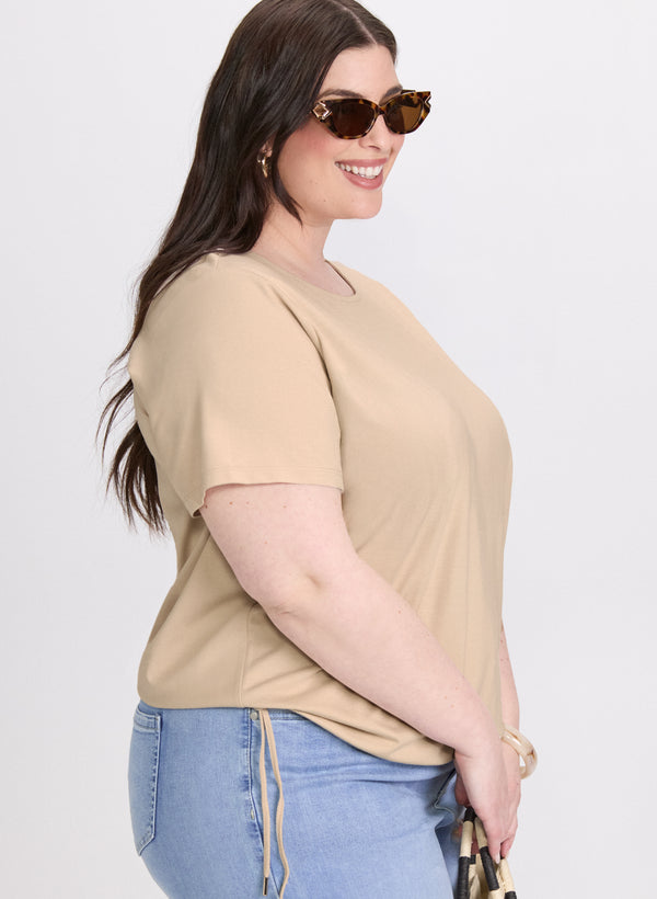 Laura Drawstring Detail T-Shirt