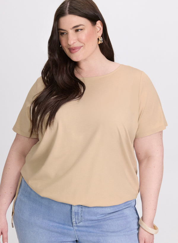 laura Drawstring Detail T-Shirt